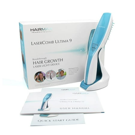 HairMax Ultima 9 Classic LaserComb Home Hair Growth Device. Stimulates ...