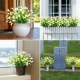 thumbnail image 6 of 13.4" Artificial Calla Lily Flowers – Real Touch Silk Bouquet with Bendable Stems – Fake Floral Arrangements for Weddings, Home, Party & Table Centerpieces – Fade-Resistant & No Maintenance, 6 of 9