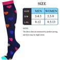 thumbnail image 4 of 3/4/6 Pairs Compression Socks Women Men 20-30 mmHg Christmas Compression Stocking, 4 of 8