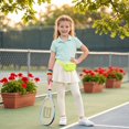 thumbnail image 6 of Girls High Waisted Leggings 2 in 1 with Skirt Flowy Athletic Tennis Skirted Legging Kids Dance Tights, 6 of 8