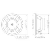 Sound Town 10 250W Cast Aluminum Frame Woofer w/ 3 Voice Coil, Replacement Woofer for PA/DJ Speaker, Bass Guitar Cabinets (STLF-10GA)