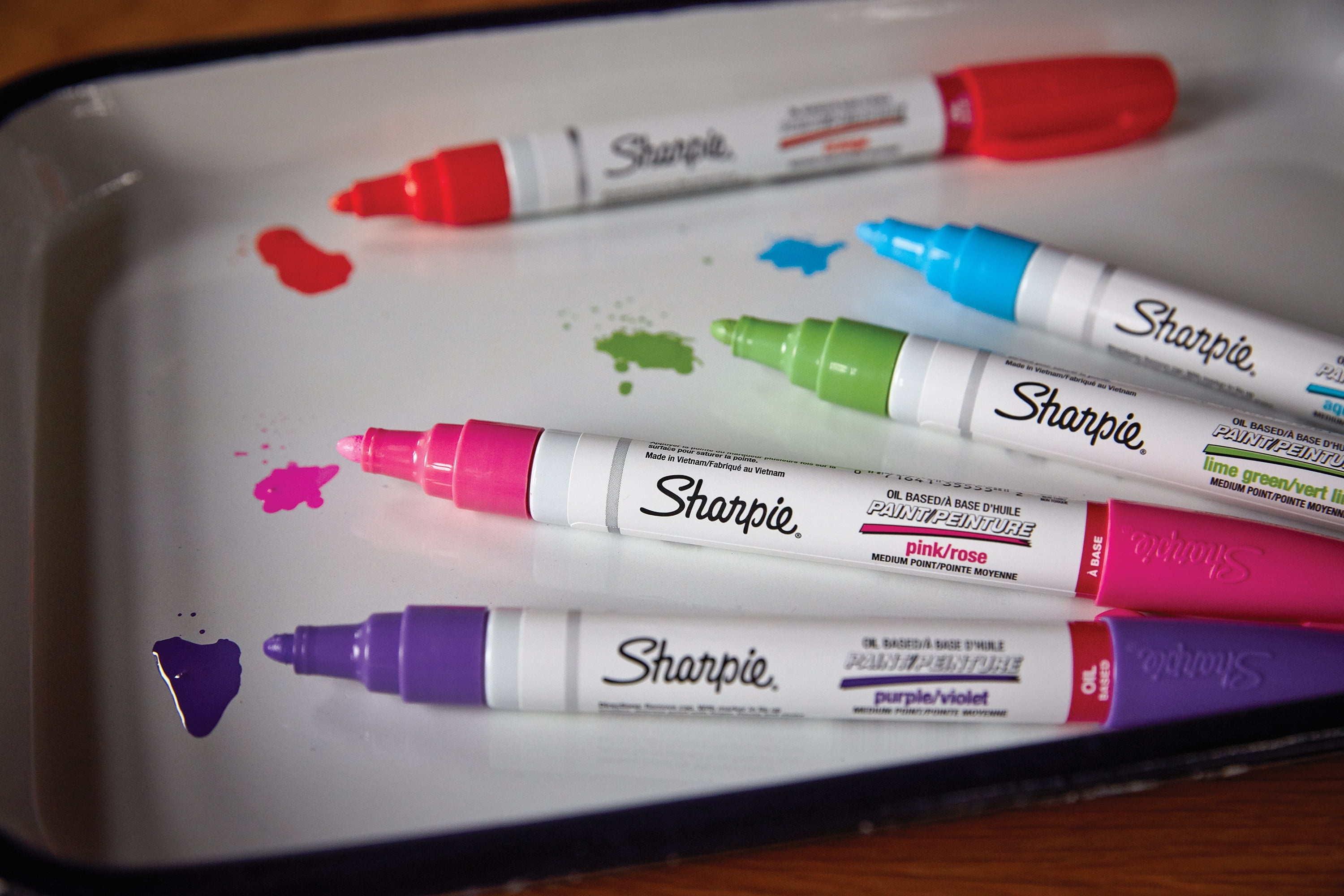 Sharpie Paint Markers halloween Colors Oil-based Permanent Markers, 5 Set  Medium Tip, Illustration, Drawing, Blending, Shading 