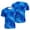 #0317-Multicolor, variant on Unisex Gradient Checkered Top Quick Dry Short Sleeve Team Uniform Mesh Knit Crew Neck Pullover Breathable for Football Training
