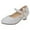 A-Silver, variant on Girls Size 11 Dress Shoes Girls Heels Dress Shoes Mary Jane Rhinestone Bows Pumps Low Heel Princess Flower Wedding Party for Toddler Little Kid(Gold,2)