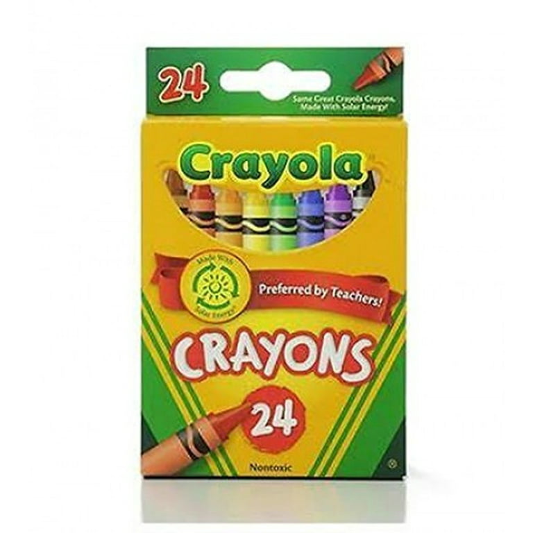 Crayola Crayons (Non-Toxic) 24 Count - Pack of 6 - B.N.I.B.