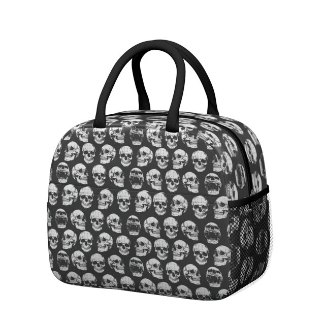 Sac à Lunch Isotherme avec Design Mandala Doré et Roses, Sac Isotherme Réutilisable avec Fermeture Éclair, Parfait pour Activités Extérieures et Déjeuner au Bureau