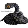 thumbnail image 2 of 3D Printed Snake Animal Toys - Movable Joint Pet Snake, Adult Fidget Toys for Home Office Decor (24.4 Black), 2 of 6