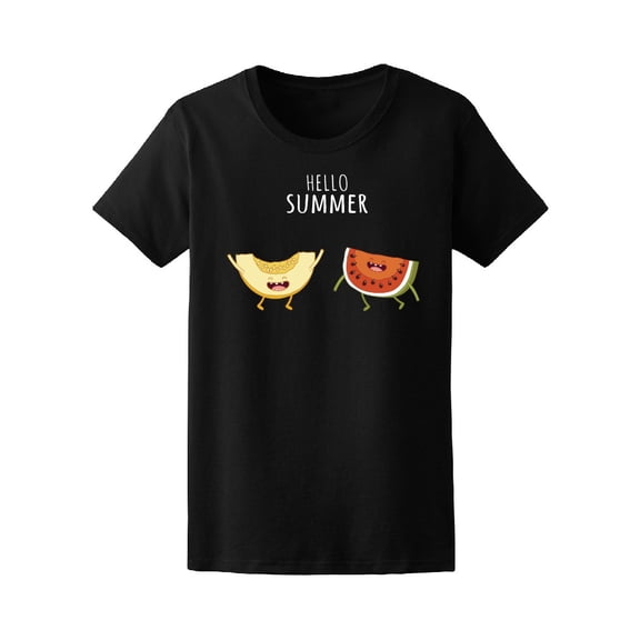 Watermelon & Melon Hello Summer Tee Women's -Image by Shutterstock