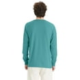 thumbnail image 3 of Hanes Long Sleeve Cotton T-Shirt Unisex Garment Dyed Tee Crewneck Cotton, 3 of 7