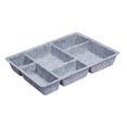 thumbnail image 4 of Organizador de cajones de fieltro, bandeja, soporte, caja de almacenamiento versátil que ahorra espacio. Gris claro, 4 of 9