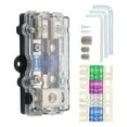 thumbnail image 1 of Kit de bloque de distribución con fusibles y portafusibles profesional con cubierta transparente 2 vías, 1 of 9