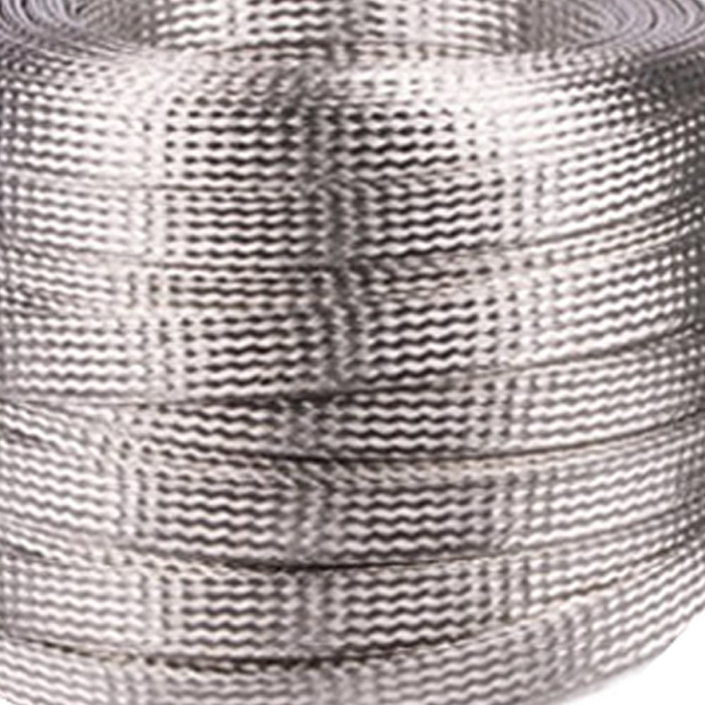 Oxygen-free copper wire of tinned flat copper braided grounding wire can be welded (width: 12mm, thickness: 1.2mm, length: 5m)