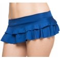 thumbnail image 1 of Poupée Femme Flirty Double Couche Volant Mini Jupe Bleu XX-Large Plus Court, 1 of 1
