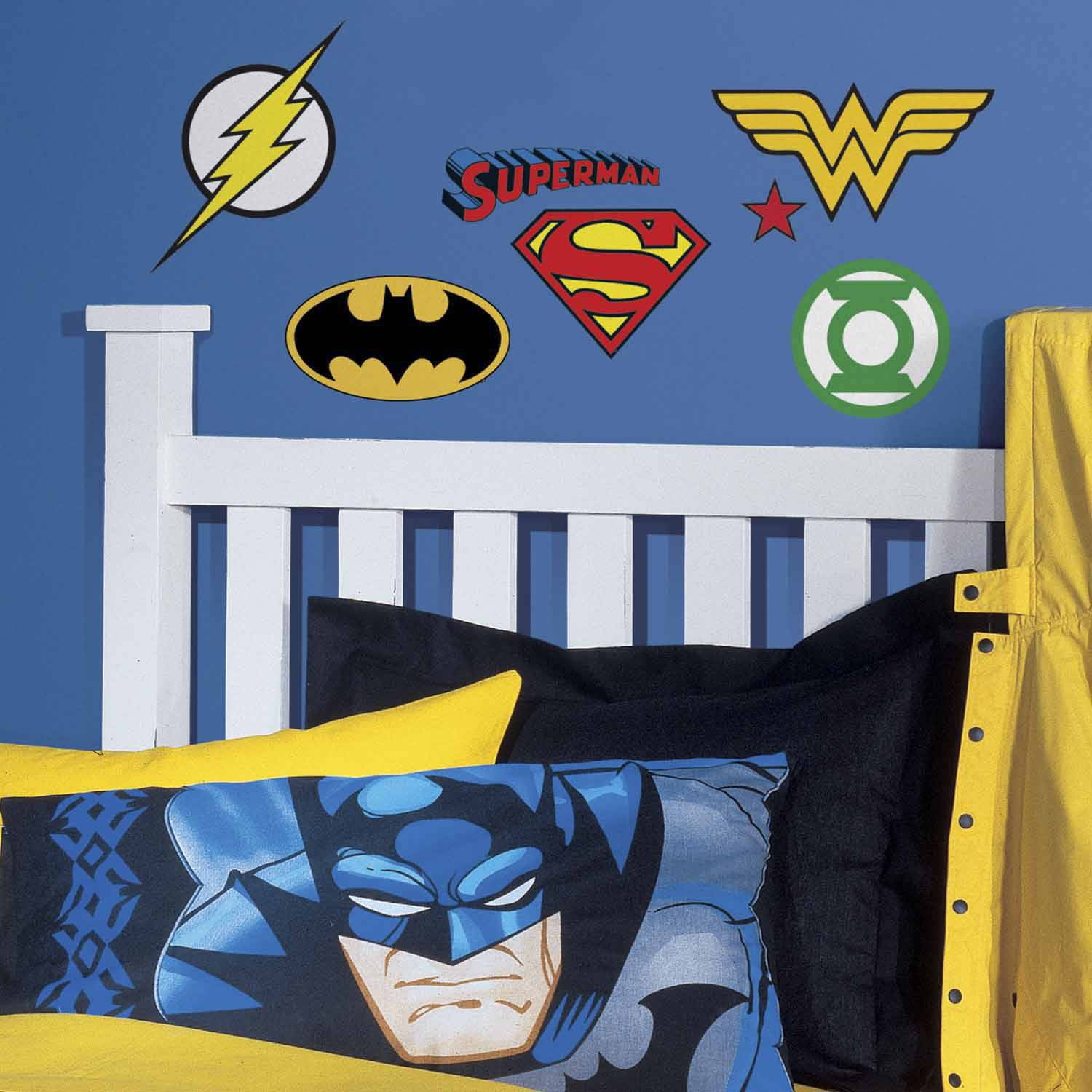 Batman Yellow Logo bumper sticker wall decor Large vinyl decal 12.5" x 7.5"