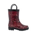 thumbnail image 4 of Toddler's Camo Rubber Boot Red, 4 of 5