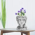 thumbnail image 4 of SHENGXINY Garden Decor Clearance Head Planter Face Flower Pot Decorative Girl Statue Planter Pot Indoor Outdoor Outdoor Decorations For Patio, 4 of 5