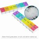 thumbnail image 2 of Pill Organizer for Travel Weekly Pill Box 7 Day Pill Case Daily Medicine Organizer 7 Compartments Pill Container for Vitamins Fish Oil Supplement, 2 of 5