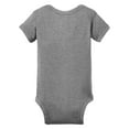 thumbnail image 5 of Yellow Rooster Infant Short Sleeve Baby Rib Bodysuit Granite Heather 12M, 5 of 5