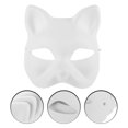 thumbnail image 2 of Miangastore Cat Face Mask White 5Pcs 6.9Inx6.7Inx3.9In, 2 of 8