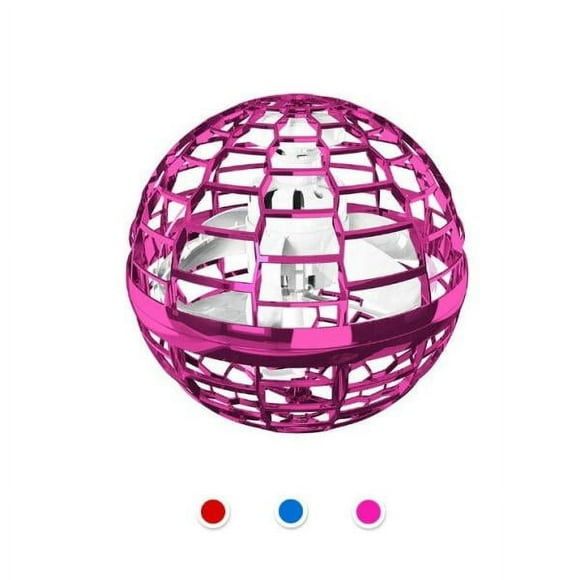 Flying Ball, 2023 Upgraded Flying Ball Toy, Hand Controlled Boomerang Hover Ball, Flying Spinner with Infinite Skills, Cool Toy Gift-pink pink backspin 1 pack