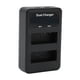 thumbnail image 2 of Compatible con cámaras D5300, D3200, D5200, D3400, D5600, D3500, D3300, D3100 Cargador de batería de cámara USB universal para EN EL14/EN EL14A, 2 of 8