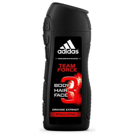 Adidas Team Force 16 oz Body, Hair & Face Shower Gel for