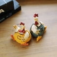 thumbnail image 7 of Chicken Decor for Kitchen, Chicken Decor, Chicken Kitchen Decor, Rooster Decor, Chicken Statue Pack 2 Chicken Figurine, Chicken Shape Craft Decorative Miniature (2Pcs), 7 of 7