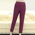 thumbnail image 4 of Turilly Womens Winter Clothes Fashion Casual Women Solid Span Ladies High Waist Keep Warm Long Pants Full Length Pants Leggings, 4 of 7