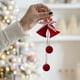 thumbnail image 1 of xihome Adornos navideños de plstico para ventanas con colgante de campanilla de viento, juego de adornos colgantes para el hogar., 1 of 6