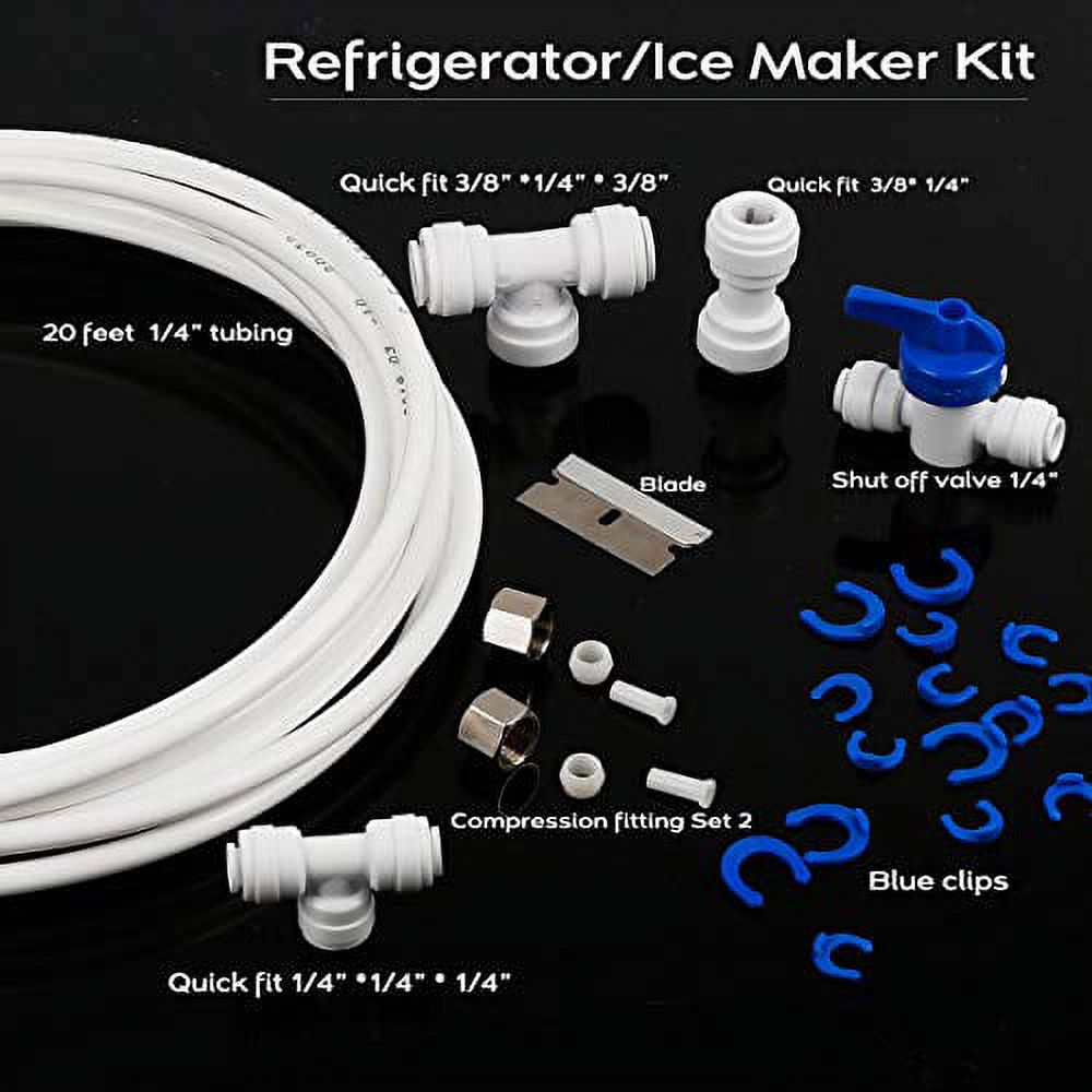 Frizzlife IMC-1 Ice Maker Fridge Water Line Installation Kit Fits for Water Filtration System - image 5 of 7