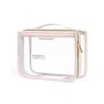 thumbnail image 1 of Neceser de maquillaje BAGSMART, transparente, para mujer, color rosa, 1 of 7