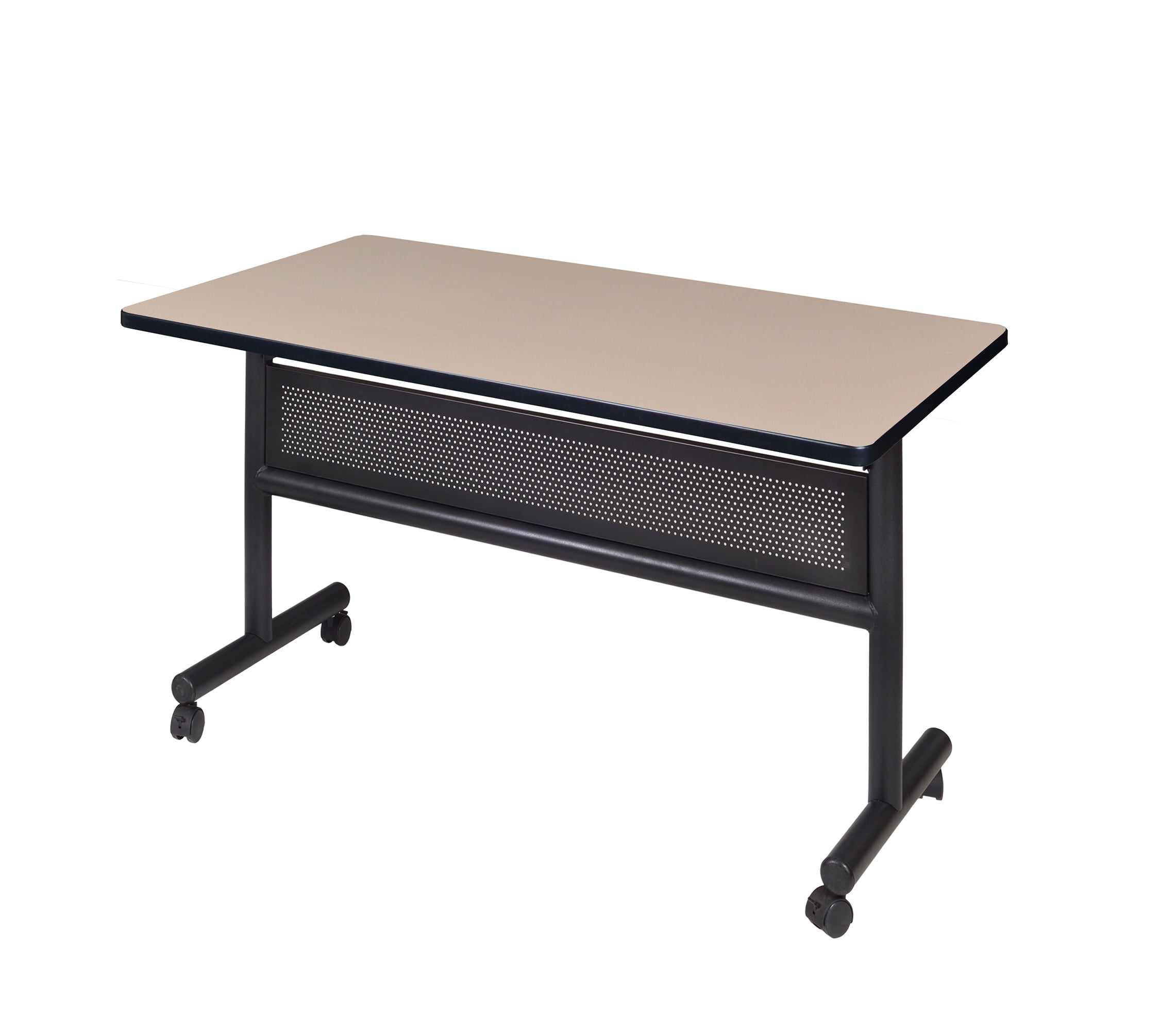 Regency Kobe 48" Flip Top Mobile Training Table with Modesty, Multiple