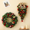 thumbnail image 2 of HaCpiu Christmas Swag Wreath, Winter Christmas Wreath for Front Door, Festive Xmas Holiday Decor for Stairs, Doors Walls, Awesome Christmas Decor, 2 of 10