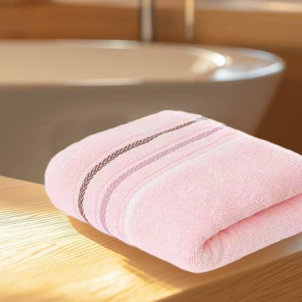 Set de toallas absorbentes premium - paño engrosado de 75x35 cm para cara y cuerpo, de secado rápido, suave y duradero - rosa, gris, azul, beige