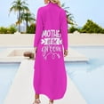 thumbnail image 2 of Mother of the groom Long Sleeved Shirt Dress Dresses loose summer dress, 2 of 6
