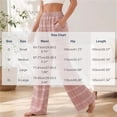 thumbnail image 3 of LUVDA Womens Plaid Pajama Pants Flannel Casual Stretch Wide Leg Pj Pants with Pockets Comfy Soft Lounge Sleepwear, 3 of 5