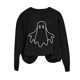 thumbnail image 2 of Ailaofu Womens Halloween Crewneck Sweatshirt Cute Long Sleeve Graphic Pullover Tops Fall Fashion Clothes, 2 of 4