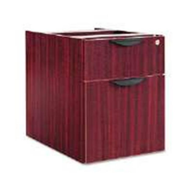 Alera ALEVA552222MY Valencia Series 3 4 Box File Pedestal, Mahogany
