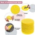 thumbnail image 4 of Uxcell 1.6 Pulgadas Marcadores de Punto de Alfombra 35Pcs Marcadores de Puntos Circulares para Decoración de Aulas de Maestros, Amarillo, 4 of 6