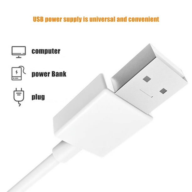 Barra de luz con sensor inteligente USB para armario con luz LED de inducción y tira de luz nocturna para armario