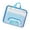 Blue, variant on Clear Meshes Document Pouches Large Size Zippered Closure Handle for Easy File Access School Organization