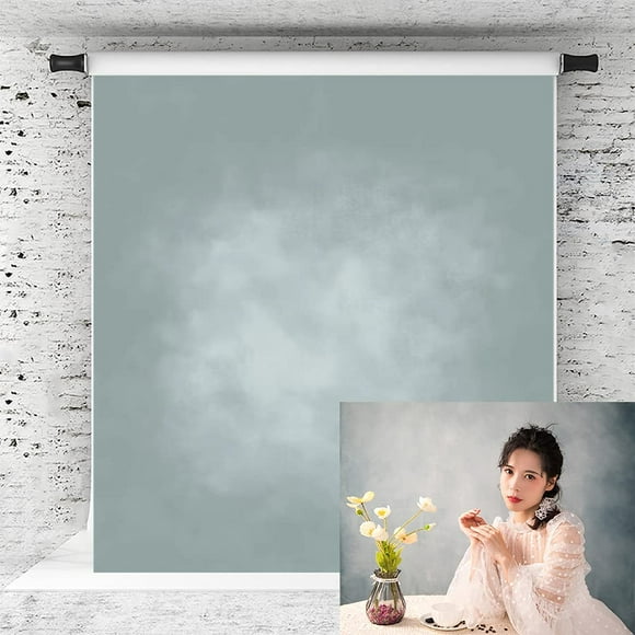 Kate 5x7ft Abstract Backdrops Microfiber Dark Cyan Portrait Background for Photoshoot, for Photography, for Birthday
