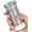 White Shaker, variant on Adjustable Hole Stainless Steel Salt & Pepper Shaker, Multi-Purpose Dry Spice Container Suitable for Various Salts and Peppers for Kitchen Cooking and Backyard BBQ