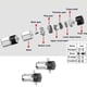 thumbnail image 5 of Motor De Engranajes M10 Dc 12V Turbo Motor De Engranajes Helicoidales Motor De Reducción De Caja De Engranajes De Tornillo Sin Fin De Turbina De Alto Par Motor De Engranajes De Alta Para Inevent TO002282-00, 5 of 7