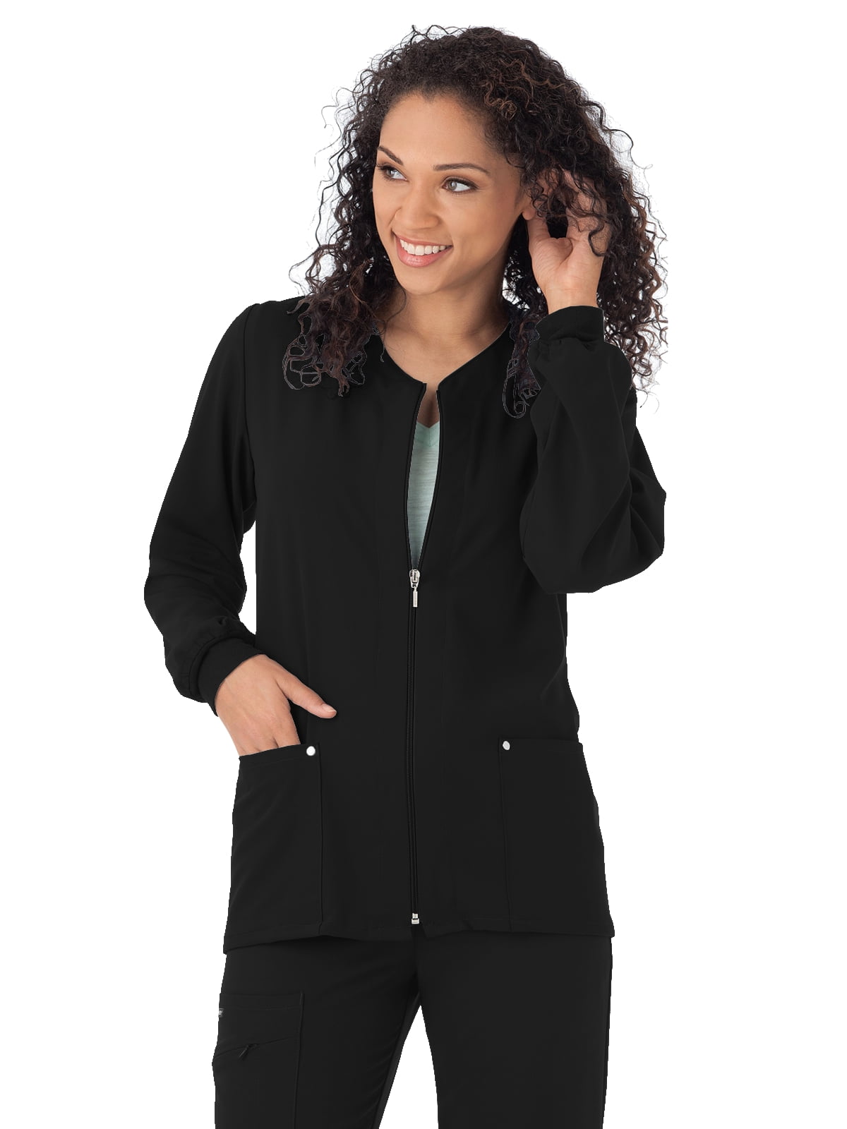 Jockey Classic Fit Collection by Jockey Women's VNeck Zip Front