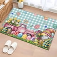 thumbnail image 2 of Spring Easter Gnomes Area Rugs Collection 2'x3', Truck Colorful Eggs Botanical Blue Plaid Non Slip Indoor Rectangle Throw Runner Rug Floor Mat Carpet for Living Room Dining Table Bedroom Nursery, 2 of 9