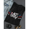 thumbnail image 3 of 4Th Of July, W/National Colors T-Shirt Women -Image by Shutterstock, Female XX-Large, 3 of 4
