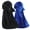 Black + Blue, variant on Lohol 2-Pack Velvet Durag for Men and Women, Soft Wave Cap Hair Wrap, Breathable Dorag for Hair Waves