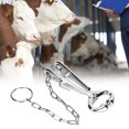 thumbnail image 2 of Cow Nose Lead, Smooth Surface Premium Galvanized Steel Cow Nose Lead, For Cattle Cow Nose, 2 of 8
