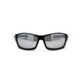 thumbnail image 2 of Choppers Mens Biker Warparound Motorcycle Sunglasses Black Silver Mirror, 2 of 4